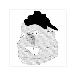 Teardrop nose goofy puppet  zelfinktende stempel