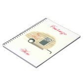 teardrop zigeunercaravan casa notitieboek (Linkerzijde)