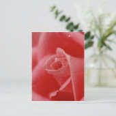 Teardruppel in haar oog briefkaart (Staand voorkant)