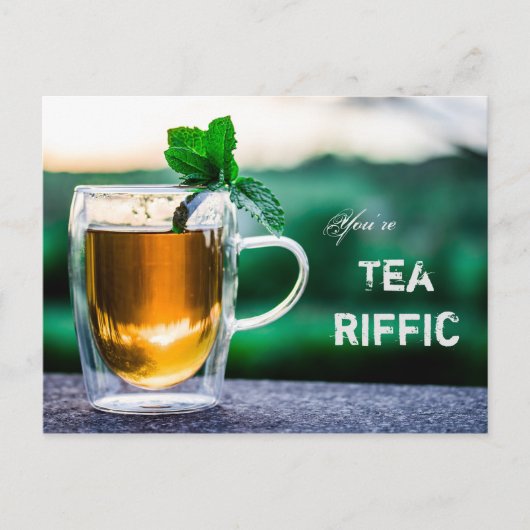 Teariffic Briefkaart (Voorkant)