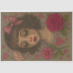 Tears of Love Decoupage Papier – Pop Girl