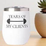 Tears of my Clients Personal Trainer Funny<br><div class="desc">Cette conception peut être personnalisée dans la zone fournie en modifiant la photo et/ou le texte. Vous pouvez également le customiser en cliquant sur Personnaliser ce Modèle, puis en choisissant l'option cliquer pour customiser et supprimer ou modifier la couleur de l'arrière - plan, ajouter du texte, modifier la couleur ou...</div>