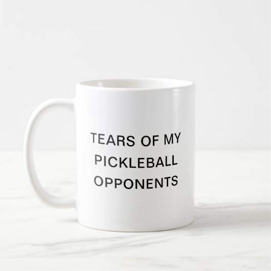 Tears Of My Pickleball Oponents Coffee Mok (Links)