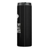 Tears of My Pickleball Tegenstanders Custom Name B Thermosbeker (Achterkant)