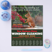 Tearsheet voor wasprogramma flyer (Enkel)