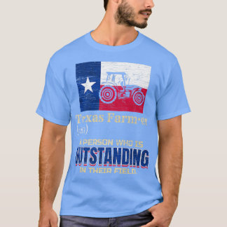 Teas Farmer een persoon die in hun F T-shirt