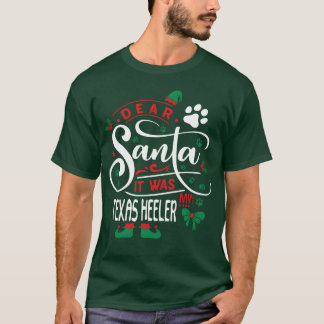 Teas Heeler Dog Christmas Hondenras  vriend T-shirt