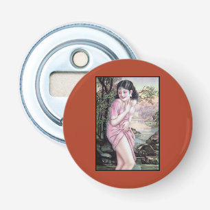 Tease in Stream Oasis door Shanghai China Meisje Button Flesopener