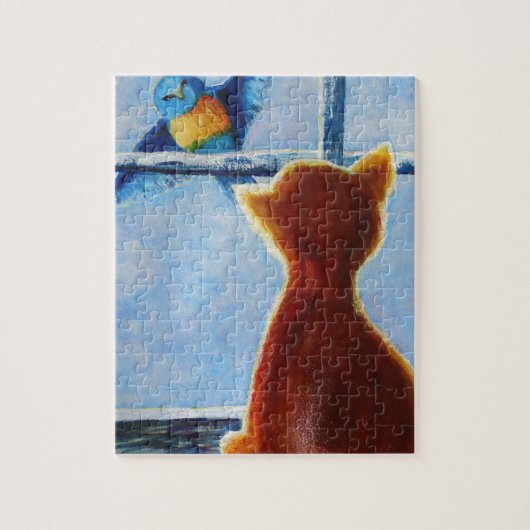 Teasing Bird Legpuzzel (Verticaal)