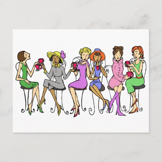 Teatime Briefkaart (Voorkant)