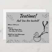 Teatime! Kaart (Voorkant / Achterkant)