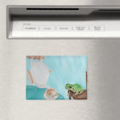 Teatime met Frederick Magnet 3.5 "x2.5" Magneet (Insitu (Vaatwasser))