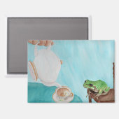 Teatime met Frederick Magnet 3.5 "x2.5" Magneet (Voorkant / Achterkant)
