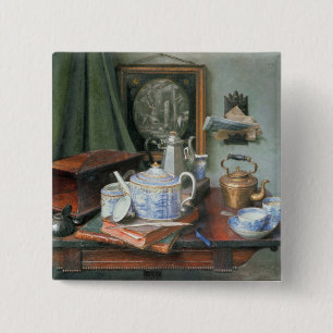 Teatime Vierkante Button 5,1 Cm