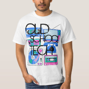Tech 80s van de Oude School T-Hemden T-shirt