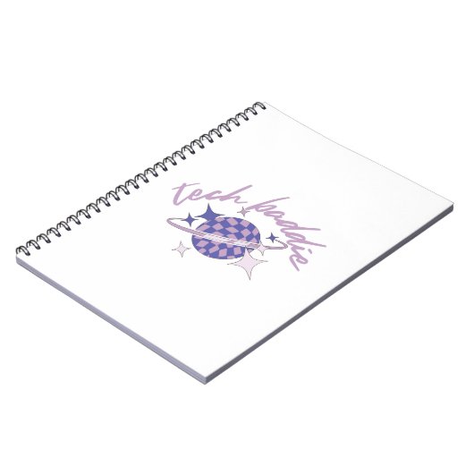 Tech Baddie (Variation 2) Carnet Spiral (Côté gauche)