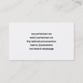 Tech Blogger Roze Visitekaartjes van het Contact (Achterkant)