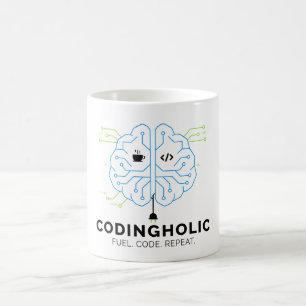 Tech Brain Codeermok voor programmeurs en codeurs Koffiemok