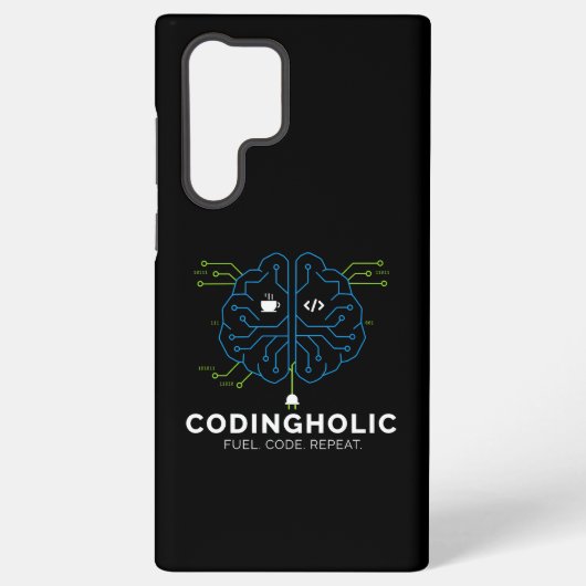 Tech Brain Codering Voor Ontwikkelaars & Programme Samsung Galaxy Hoesje (Achterkant)