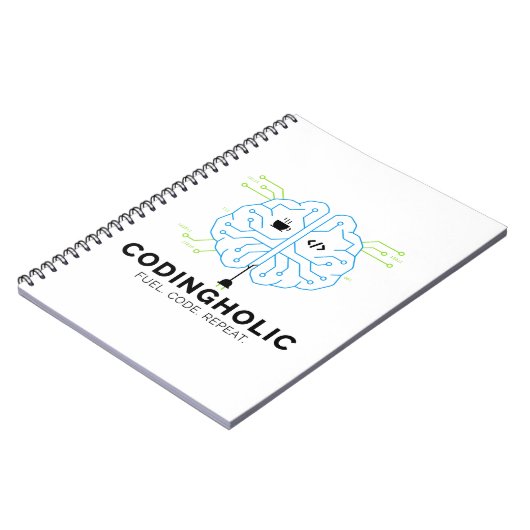 Tech Brain Coding Notebook for Programmers Notitieboek (Linkerzijde)