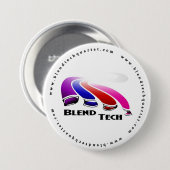 Tech-Button overvloeien Ronde Button 7,6 Cm (Voorkant /achterkant)