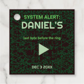 Tech Code Party Bedankt Label (Voorkant)