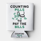 Tech Counting Pills to Pay the Bills Blikjeskoeler (Voorkant)