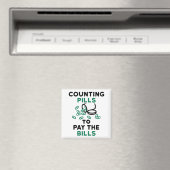 Tech Counting Pills to Pay the Bills Magneet (Insitu (Vaatwasser))