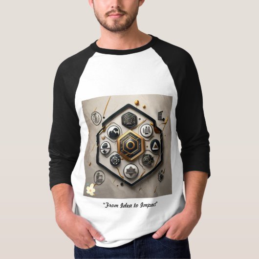 "Tech Evolution Spectrum" T-shirt (Voorkant)
