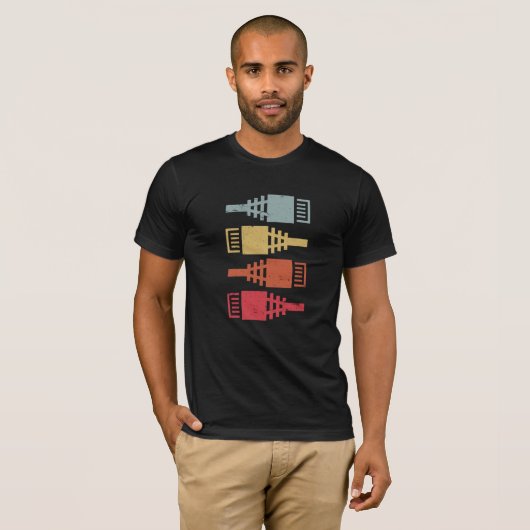 Tech Geek Network Engineer LAN Party T-shirt (Voorkant volledig)