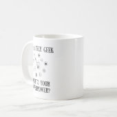 Tech Geek Superpower Mok - Computer Nerd (Voorkant links)