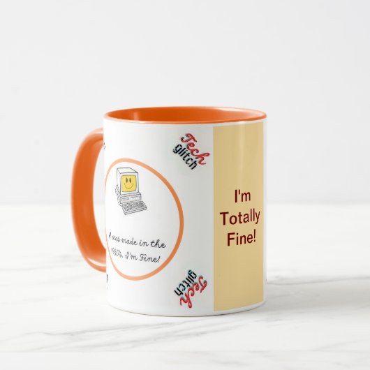 Tech Gltch Mok (Voorkant links)