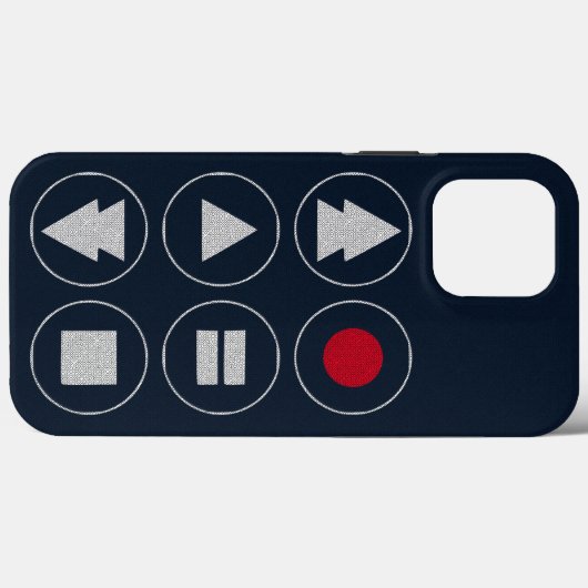 Tech Icons Hoesje-Mate iPhone CASE (Achterkant (horizontaal))