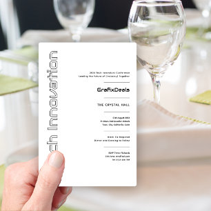 Tech Innovation Zakelijke bedrijfsevenementen Mode Kaart