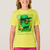 Tech Lizard Lunge Unisex T-shirts (Voorkant)