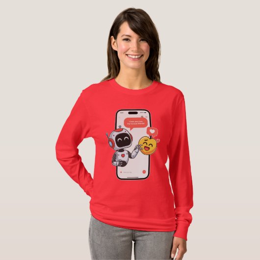 Tech Love Chats T-shirt (Voorkant volledig)