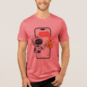 Tech Love Chats Tri-Blend Shirt (Voorkant)