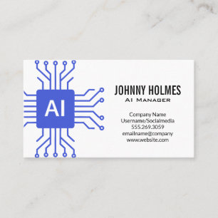 Tech Manager   AI-technologie Visitekaartje