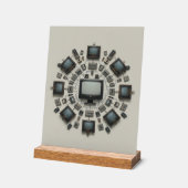 Tech Mandala: A Fusion of Eras (Angle)