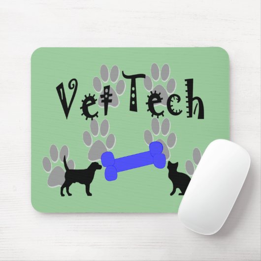 TECH met honden Muismat (Met muis)