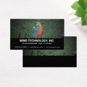 Tech Microchip | Logo van de geest Visitekaartje (Bureau)