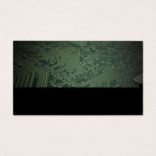 Tech Microchip | Logo van de geest Visitekaartje (Achterkant)