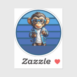 tech monkey sticker