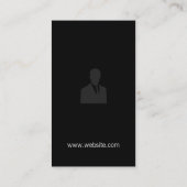 Tech Networking Data Analyst Werken op Computer Visitekaartje (Achterkant)