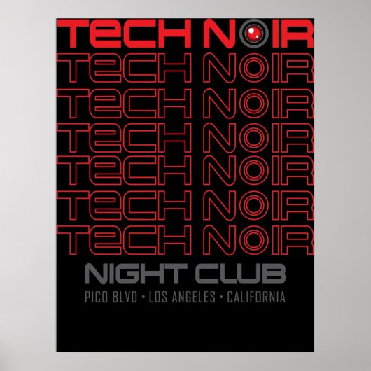 TECH NOIR POSTER (Voorkant)