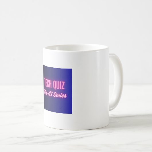 Tech Quiz De AI Series Koffie Mok (Voorkant rechts)