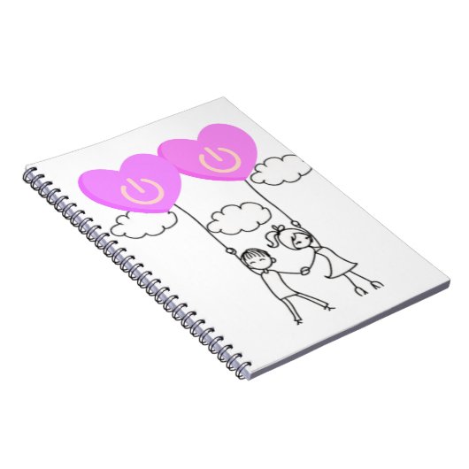 Tech Romantische Kunst Notitieboek (Rechterzijde)