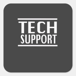 Tech Steun Doge Overheid Trump Humor  Vierkante Sticker