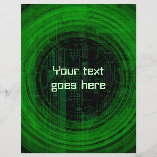 tech stijl flyer (Voorkant)