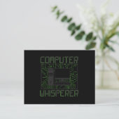 Tech Support Computer Whisperer Briefkaart (Staand voorkant)